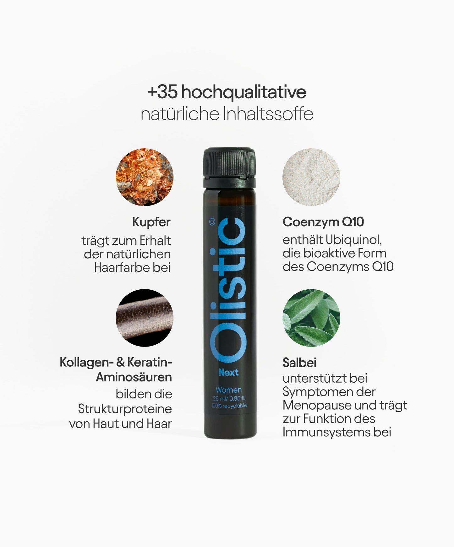 Olistic Women Next – natürliche Inhaltsstoffe