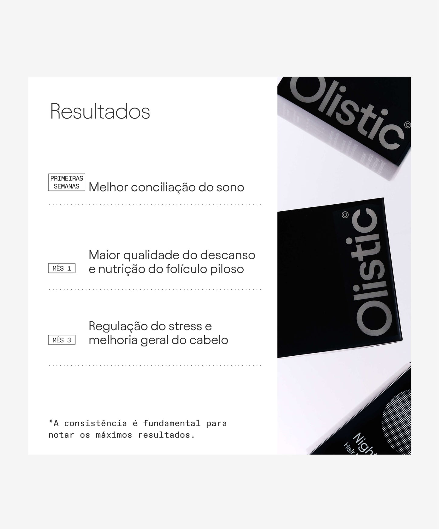 resultados - olistic night booster