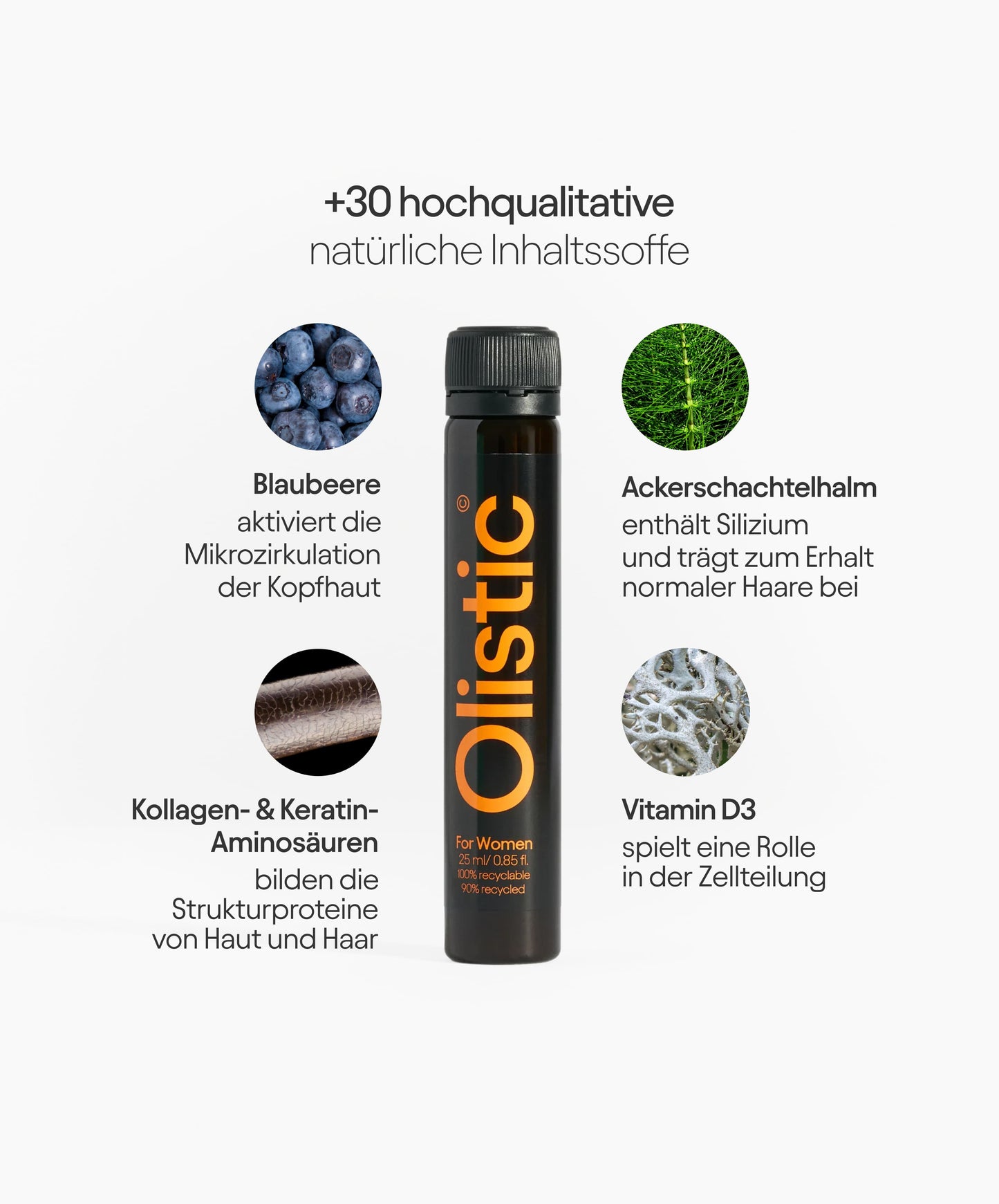Olistic Women – natürliche Inhaltsstoffe
