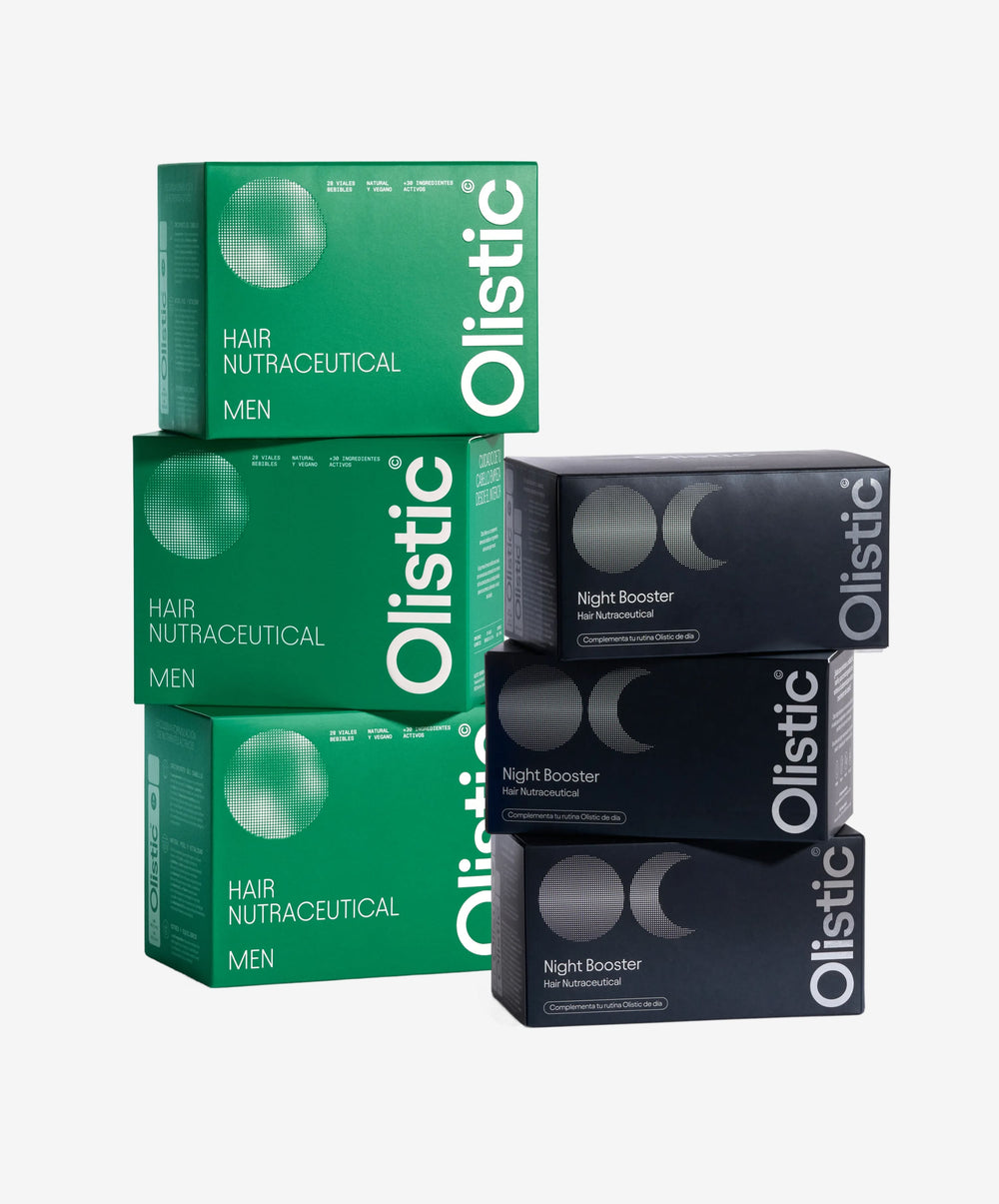 Olistic Men Night booster - tratamiento anticaída capilar masculino trimestral 