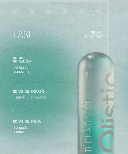 Notas olfativas Ease - Bruma capilar Olistic