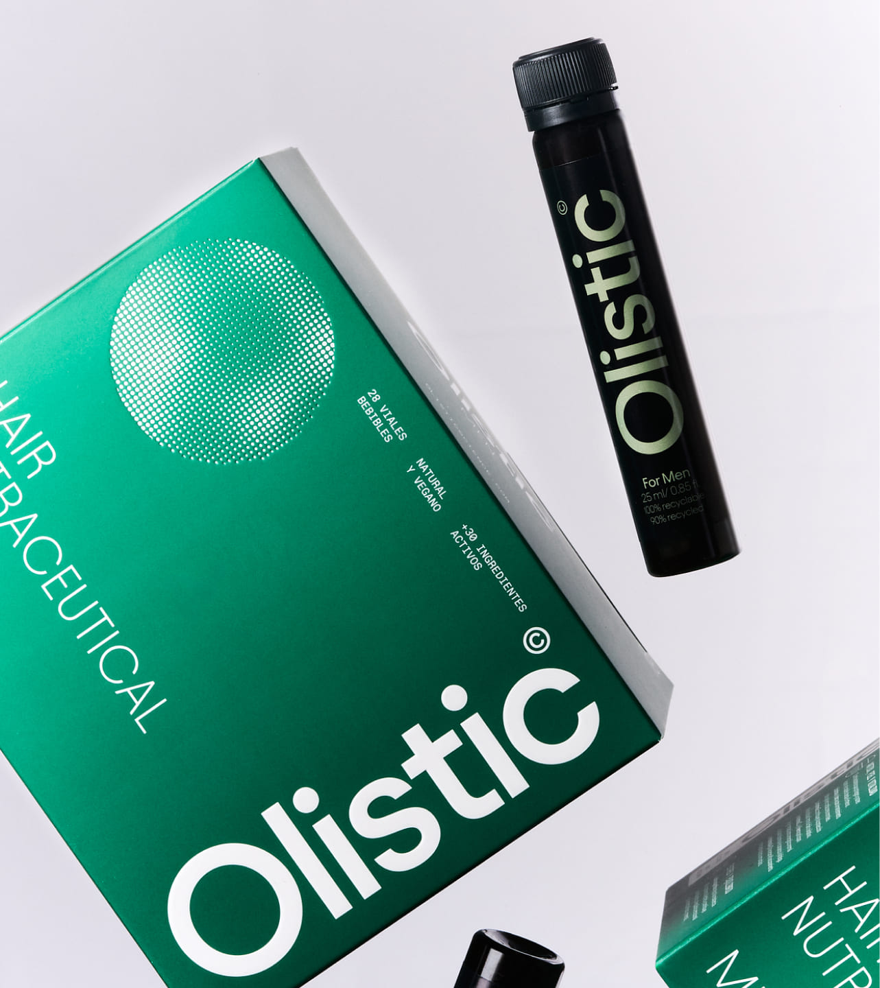 caja y vial - olistic men tratamiento anticaída capilar